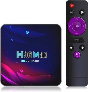 Smart TV BOX H96 MAX ULTRA HD 4K 4 64 ГБ ANDROID 11