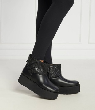 GUESS CZARNE ŚNIEGOWCE PLATFORMA (39)