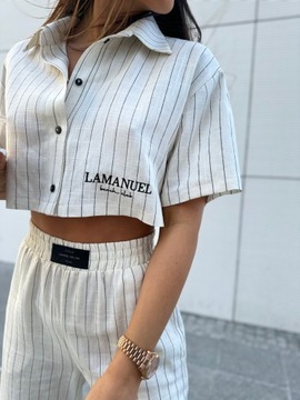 Komplet LaManuel THE CLUB XS S biały premium dres bluza