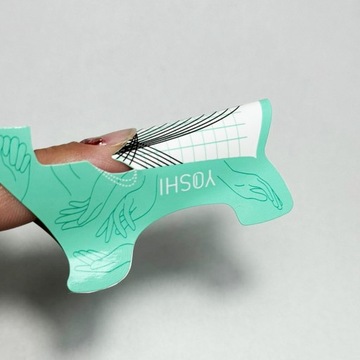YOSHI NAIL FORMS шаблоны для наращивания гелевого маникюра 100 шт.