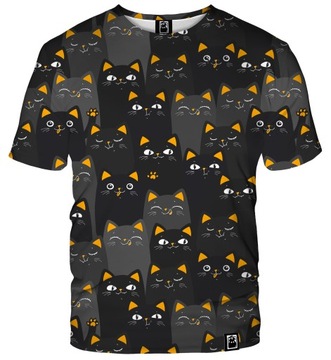 Męski T-Shirt Cats Orange 3XL Dr.Crow Koszulka