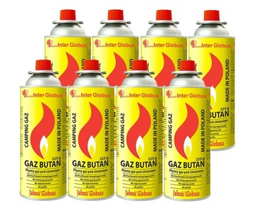 KARTUSZ Gazowy Nabój GAZ do KUCHENKI PALNIKA x8