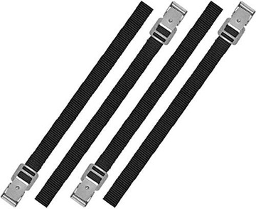 ТЕКСТИЛЬНЫЕ РЕМНИ ДЛЯ ВЕЛОСИПЕДОВ, 4 шт, 40 см, для велосипедов, черные, прочные