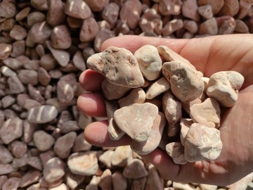 Галька для сада, кирпич, коричневый, Rosso Verona 24 кг ИТАЛИЯ