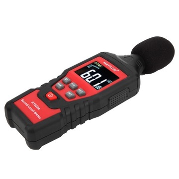 HT622A SONOMETR MIERNIK DECYBELI POZIOMU HAŁASU 30-130dBA