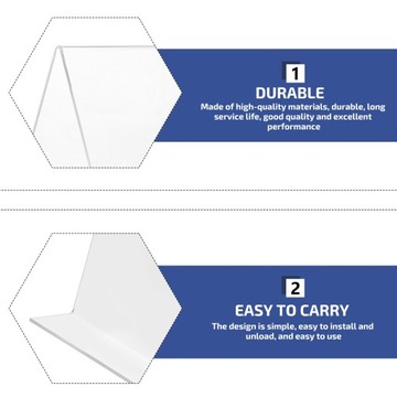 STOJAK NA BIURKO AKRYLOWY STOJAK NA KSIĄŻKI PÓŁKA