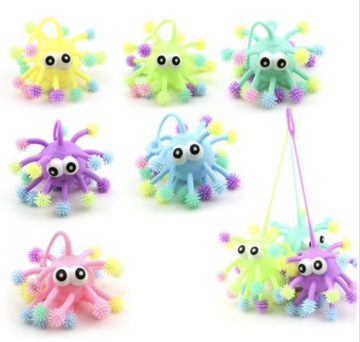 СВЕТЯЩИЙСЯ СЕНСОРНЫЙ АНТИСТРЕССОВЫЙ ШАР осьминога