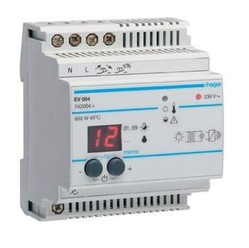Регулятор силы света/универсальный диммер EV004 20-600Вт HAGER