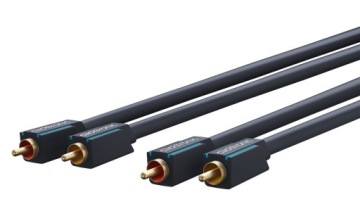 Кабель 2x RCA / 2x RCA 0,5 м Clicktronic