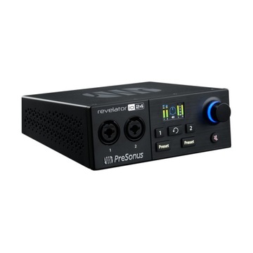 Аудиоинтерфейс PreSonus Revelator io24 черный
