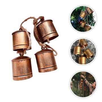 1-веревочные колокольчики для коров Овечьи колокольчики, металл