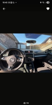 Volkswagen Scirocco III Coupe 1.4 TSI 160KM 2009 Volkswagen Scirocco BenzynkaserwisZarejestrowany w Polsce 1.4 Benzyna, zdjęcie 6