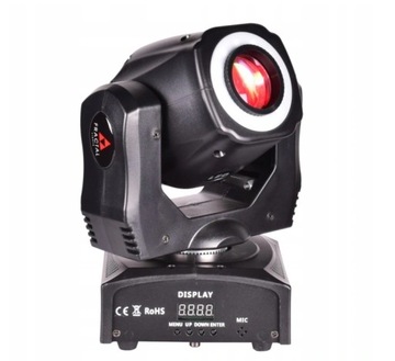 FRACTAL MINI LED SPOT 60ВТ ГОБО С ДВИЖУЩЕЙСЯ ГОЛОВКОЙ