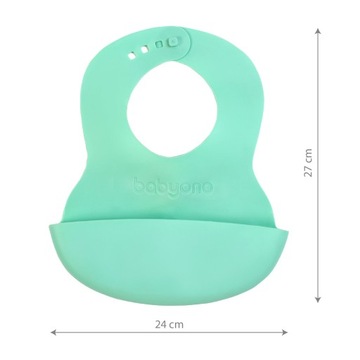 MIĘKKI ŚLINIAK Z REGULOWANYM ZAPIĘCIEM MIĘTOWY BABYONO