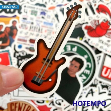 Наклейки «Друзья» Friends Central Perk 50шт. PL