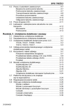 CAT TH336 337 406 407-514 Руководство пользователя DTR