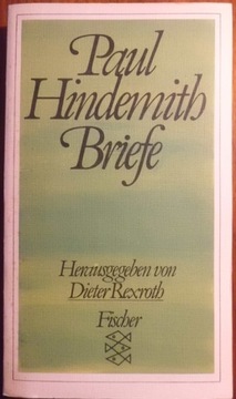 PAUL HINDEMITH BRIEFE LISTY kompozytor muzyka
