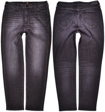 LEE spodnie HIGH WAIST skinny GREY jeans SCARLETT _ W30 L31