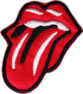 Naszywka termoprzylepna haftowana ROLLING STONES