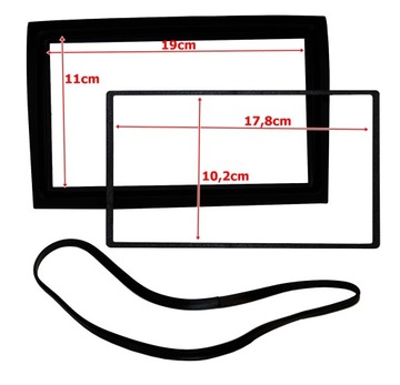 Рамка магнитолы 7