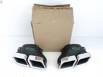 MERCEDES S205 W205 GLE W166 GLS X166 C217 AMG 63 НАКОНЕЧНИКИ ВЫХЛОПА L + R
