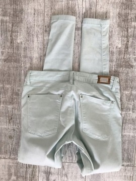 ZARA spodnie jeans 40 38 Miętowe jak nowe