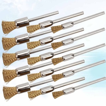 ЩЕТКА ДЛЯ ЧИСТКИ НАКОНЕЧНИКА СТАЛЬНОЙ ПРОВОЛОКИ ДЛЯ ДРЕЛЬ 15 ШТ.