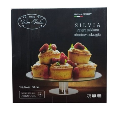 ВРАЩАЮЩАЯСЯ ПОДСТАВКА ДЛЯ СТЕКЛЯННОЙ ТАРЕЛКИ для торта с фруктами