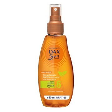 DAX SUN RELAKSUJĄCY OLEJEK DO OPALANIA SPRAY SPF 6