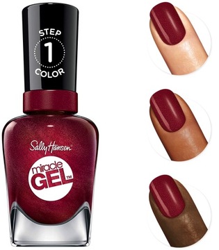 Sally Hansen Miracle Gel Lakier Walk the Wine 482