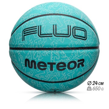 METEOR FLUO МУЖСКОЙ БАСКЕТБОЛ #7 люминесцентный светящийся