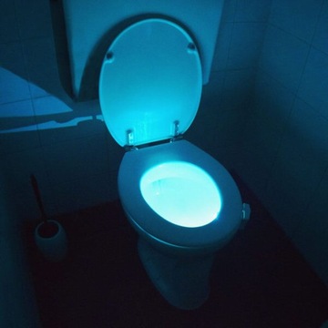 LAMPKA LED DO WC TOALETY CZUJNIK RUCHU i ŚWIATŁA