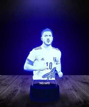 Настольная лампа Статуя Led Eden Hazard Footballer