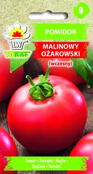 POMIDOR GRUNTOWY MALINOWY OŻAROWSKI WCZESNY BARDZO PLENNY NASIONA 0,5G