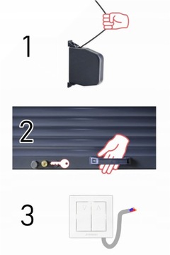 Внешний алюминиевый слепой к размеру - Clicky - Единый цвет 110x50 см.