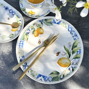 Чашка с блюдцем 240 мл LIMONETTI VILLA ITALIA