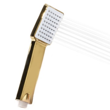 SŁUCHAWKA PRYSZNICOWA 1F ZŁOTA ANTI CALC SLU-29