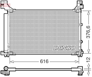 DENSO DCN50133 KONDENZÁTOR KLIMATIZACE