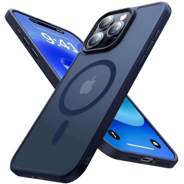 ETUI DO IPHONE 15 PRO MAG SAFE MATT CASE COVER MATOWE OBUDOWA ALOGY + SZKŁO