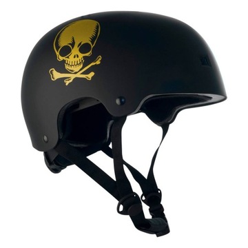 Kask NKX Brain Brain Saver Black Gold Skull r. M