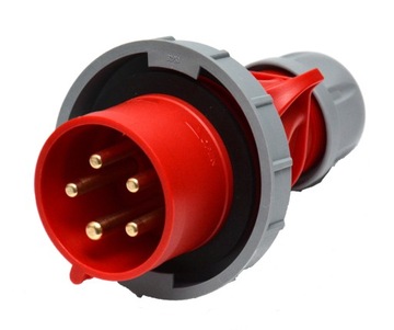 Wtyczka siłowa, 16A, 5 bolców PCE IP67 0152-6
