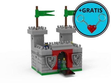LEGO Castle 6487473 Szary zamek + 2 x brelok LEGO - GRATIS