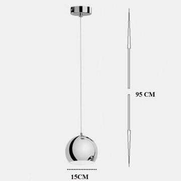 СОВРЕМЕННЫЙ ПОДВЕСНОЙ СВЕТИЛЬНИК, ХРОМИРОВАННАЯ ЛЮСТРА 2-205
