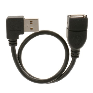 1 x kabel USB Kabel Kątowy 2.0 Przedłużający