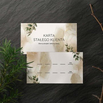 Karty Stałego Klienta - Personalizowane Z Nagrodami