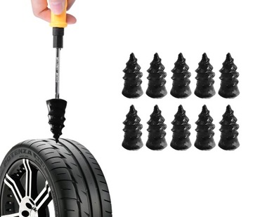 ВУЛКАНИЗАЦИОННЫЕ ВИНТЫ НАБОР ДЛЯ РЕМОНТА ШИН КОЛЕСА X10 РЕМОНТНЫХ ШПИЛЬКОВ