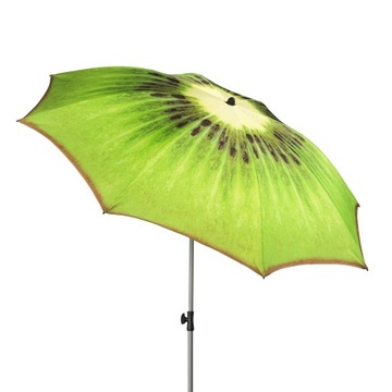 Parasol Plażowy Ogrodowy Duży 2m filtr UV Łamany Regulowany zielony KIWI