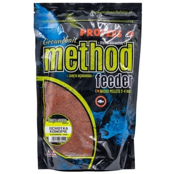 Gotowa zanęta mokra + pellet OCHOTKA KONOPIE 700 g Profess