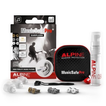 Zatyczki dla muzyków ALPINE MusicSafe Pro etui ORYGINALNE