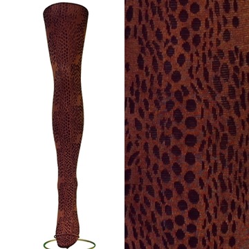 RAJSTOPY WZORZYSTE MIKROFIBRA 80 DEN ROSEWOOD